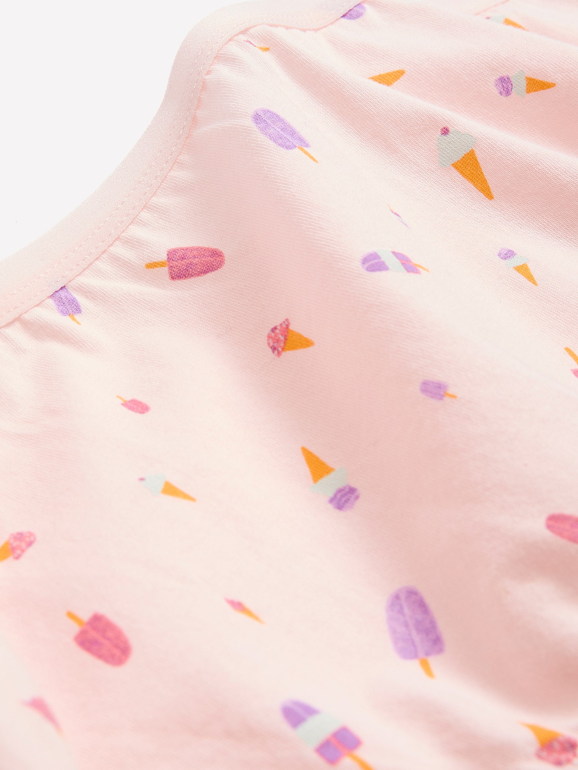 High-Cut Pink Ice-Cream-Print Cotton Brief - ti Voglio