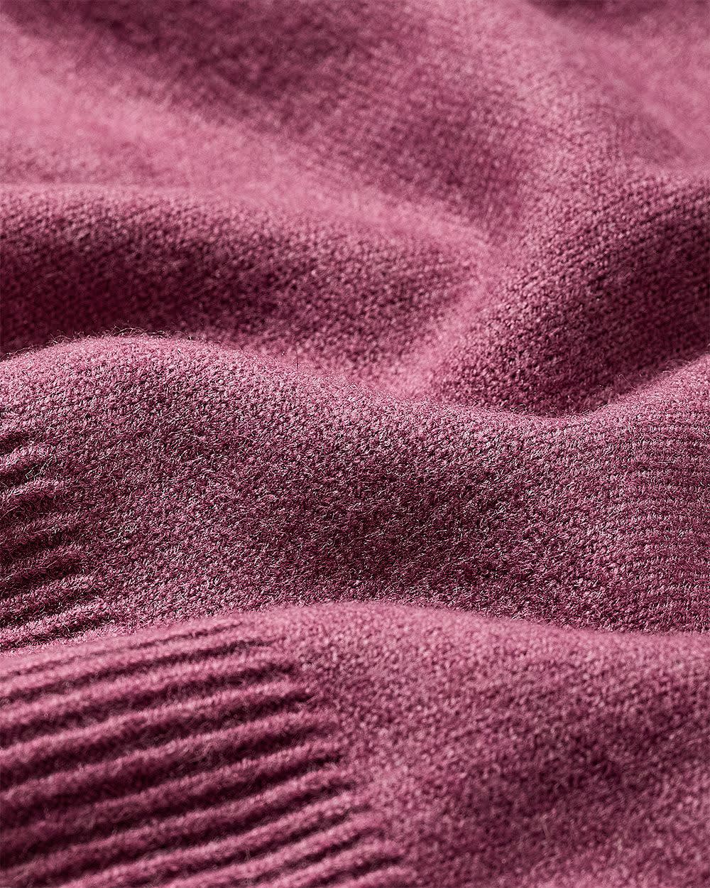 Relaxed-Fit Shaker-Stitch Hooded Sweater