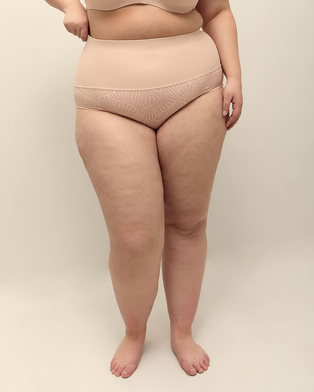 High-Cut High-Waisted Brief with Silhouette Control - ti Voglio