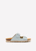 Wide-Width, Beta Double Buckle Band Sandal - Plakton