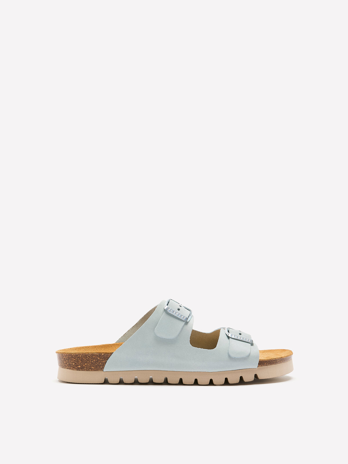 Wide-Width, Beta Double Buckle Band Sandal - Plakton