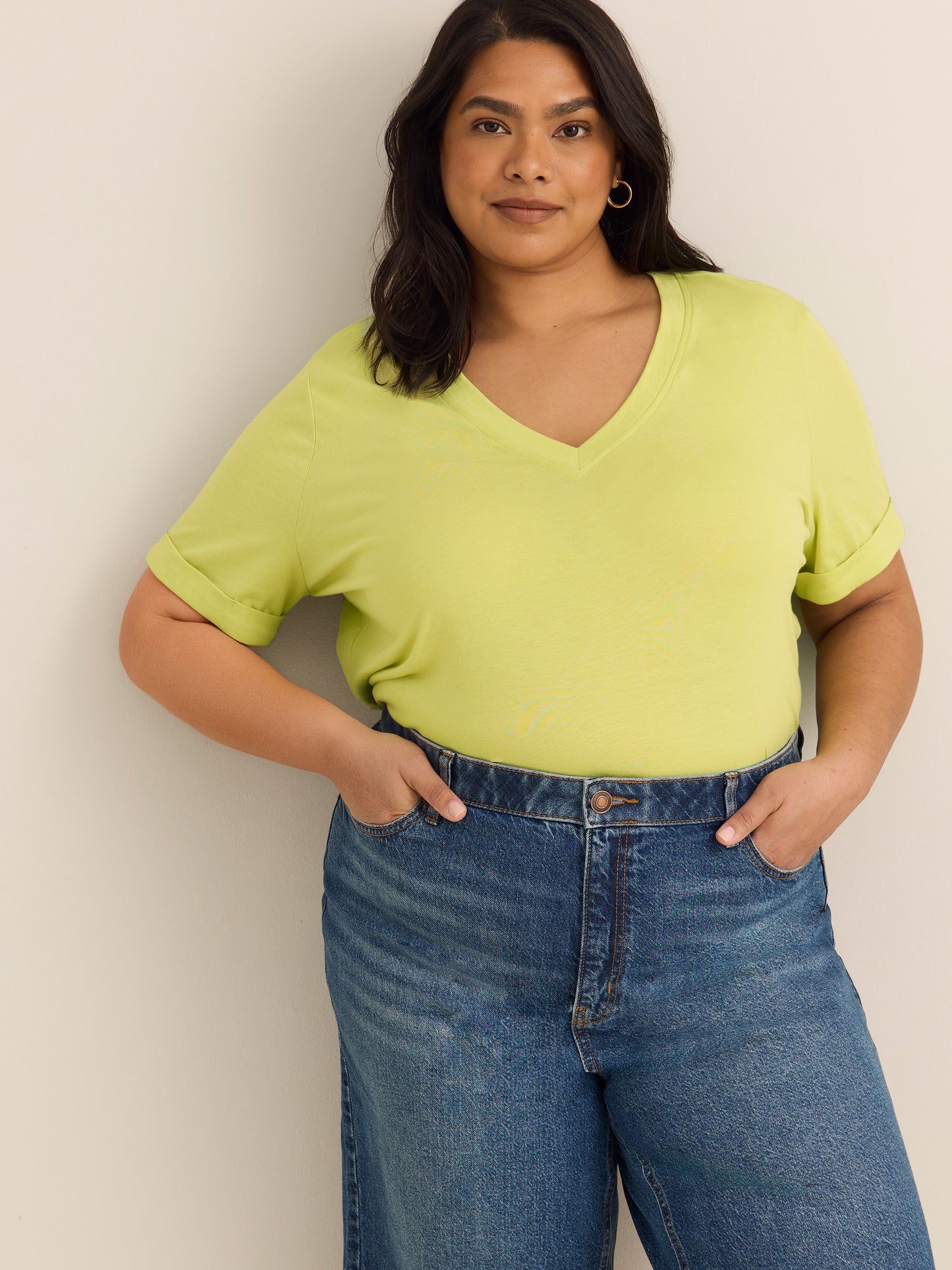 Responsible, Boyfriend-Fit Tee with Slits