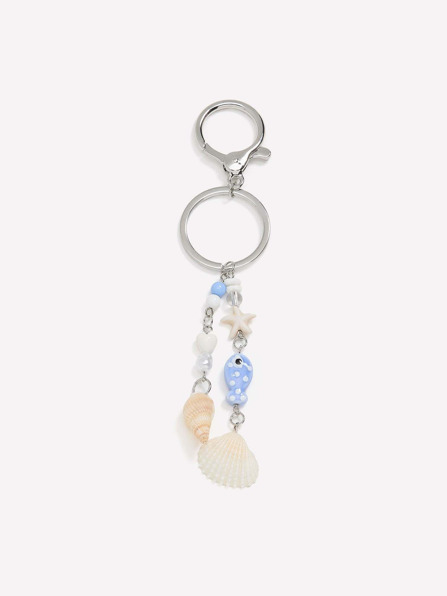 Seashell Keychain and Charm