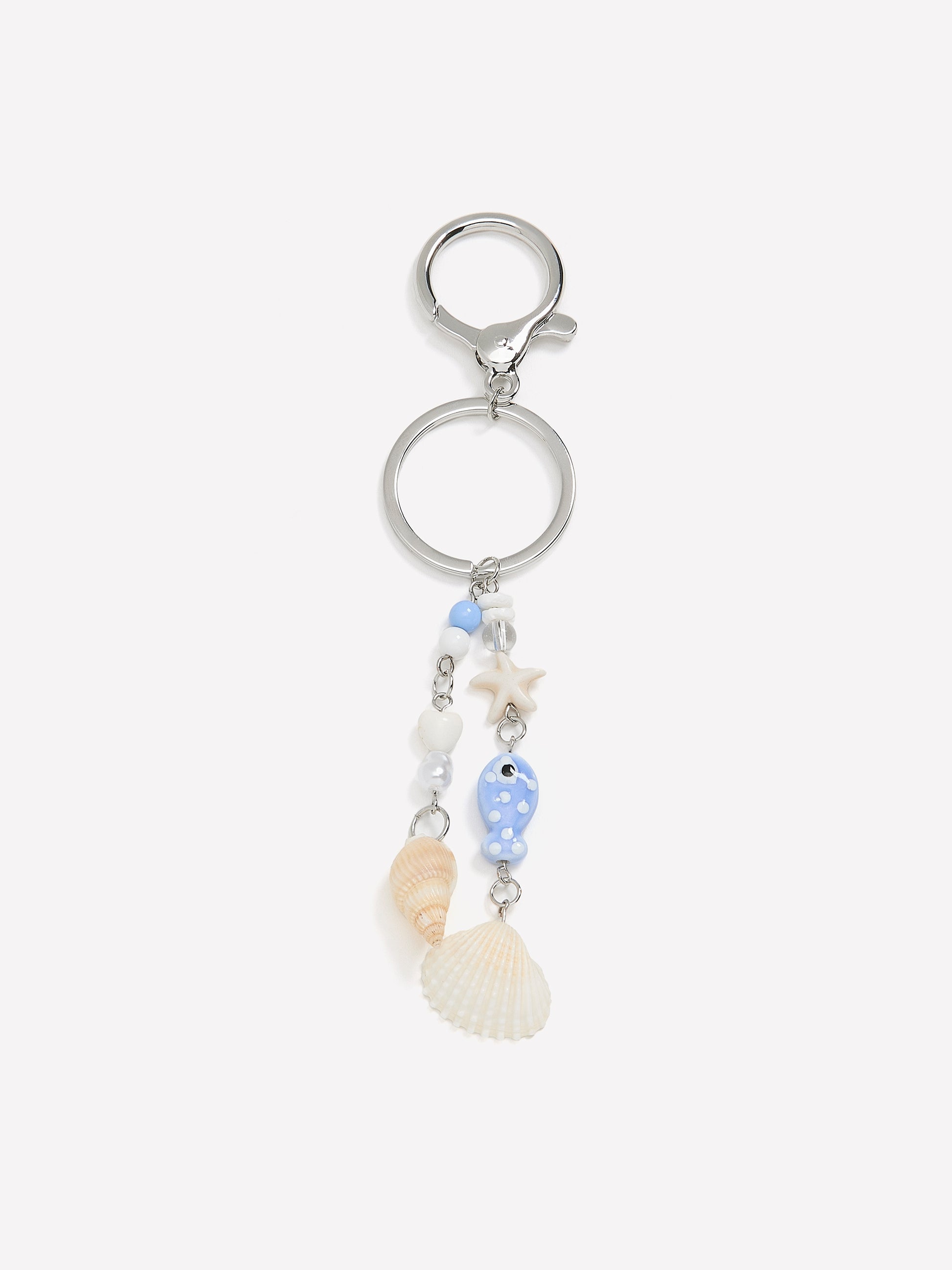 Seashell Keychain and Charm