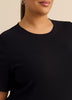 Curvy-Fit Crewneck Tee with Placement Print