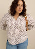 Blouse en coton avec manches ballon
