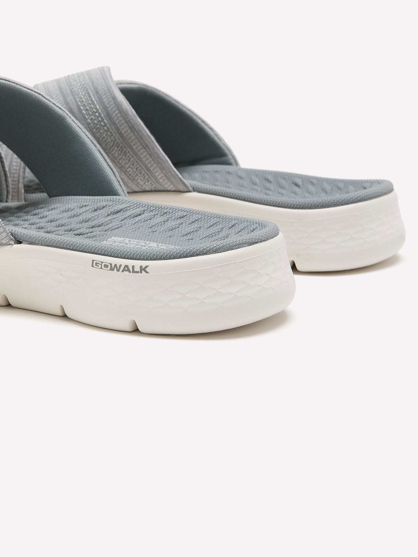 Wide Width, Go Walk Flex Crossband Slip-On Sandal - Skechers
