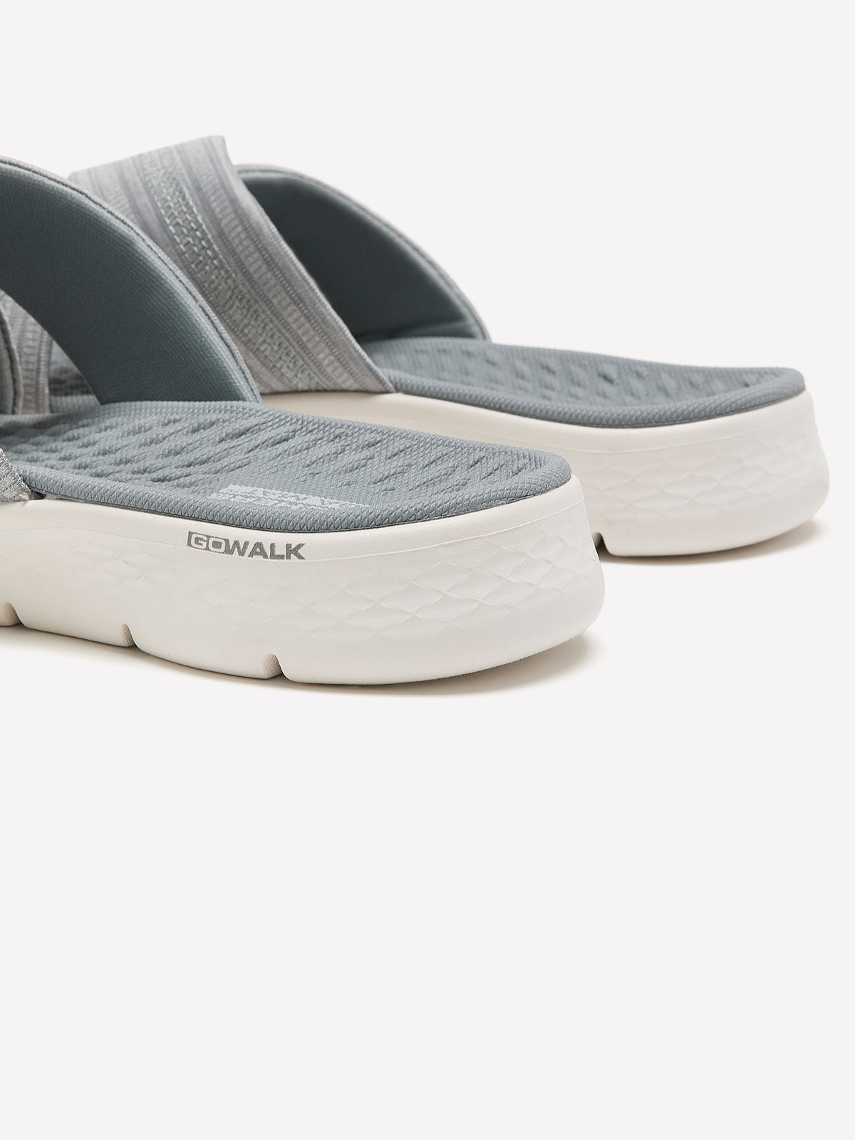 Wide Width, Go Walk Flex Crossband Slip-On Sandal - Skechers
