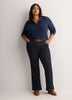 Responsible, Straight-Fit Long-Sleeve Ribbed Knit Polo Shirt