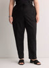 Linen Blend Tapered-Leg Pant