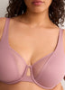 Rose Unlined Underwire Bra with Mesh - Déesse Collection