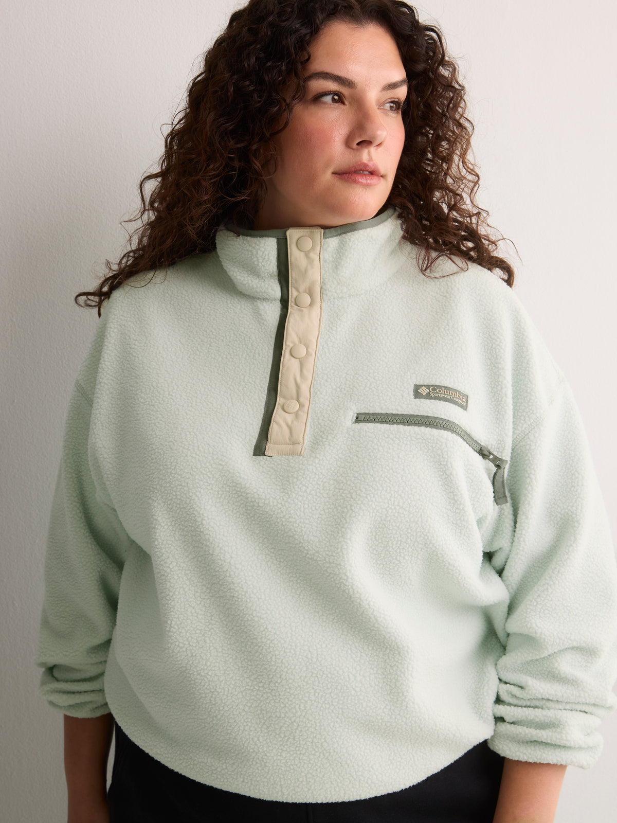 Helvetia II Cropped Half-Snap Fleece Pullover - Columbia
