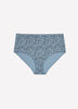 Blue Cotton Full Brief with Paisley Print - tiVOGLIO