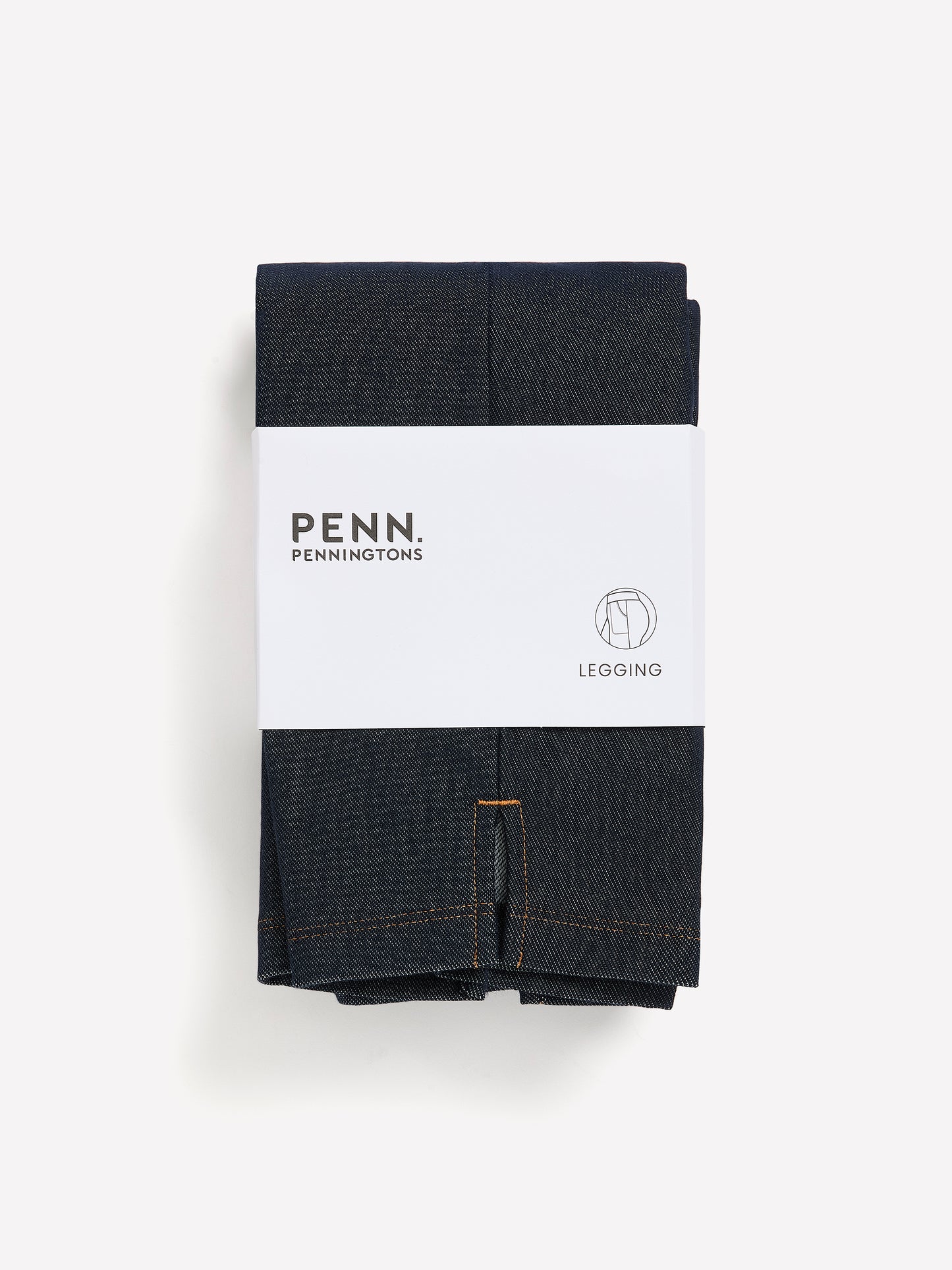 Medium Blue Denim Legging with Side Slits