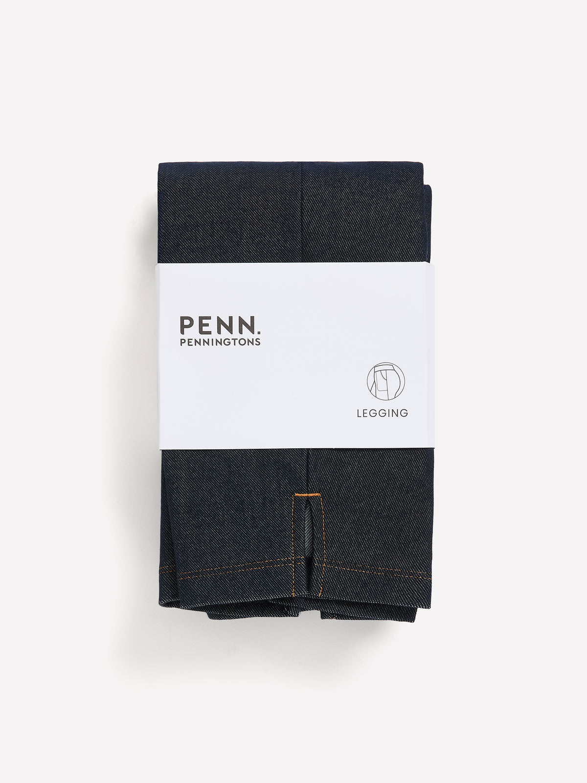 Medium Blue Denim Legging with Side Slits