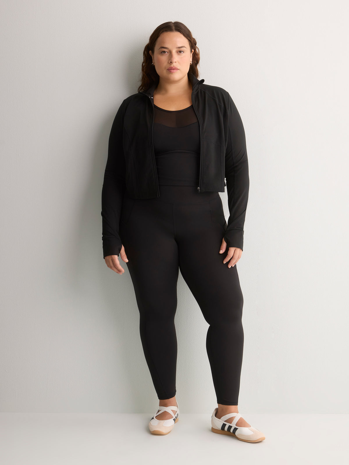PureLuxe Mesh Tank Top with Built-In Bra - Fabletics