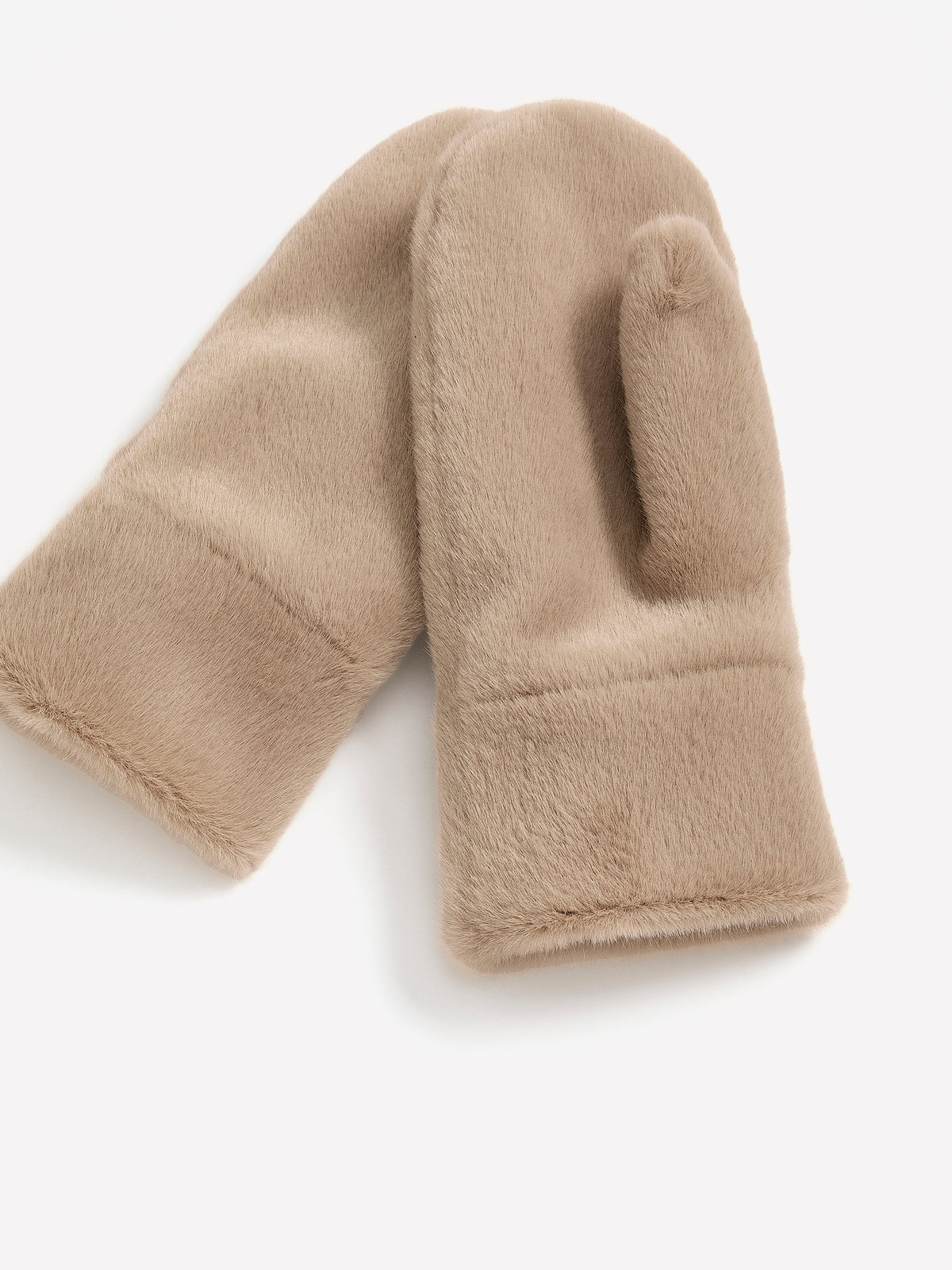 Faux-Fur Mittens