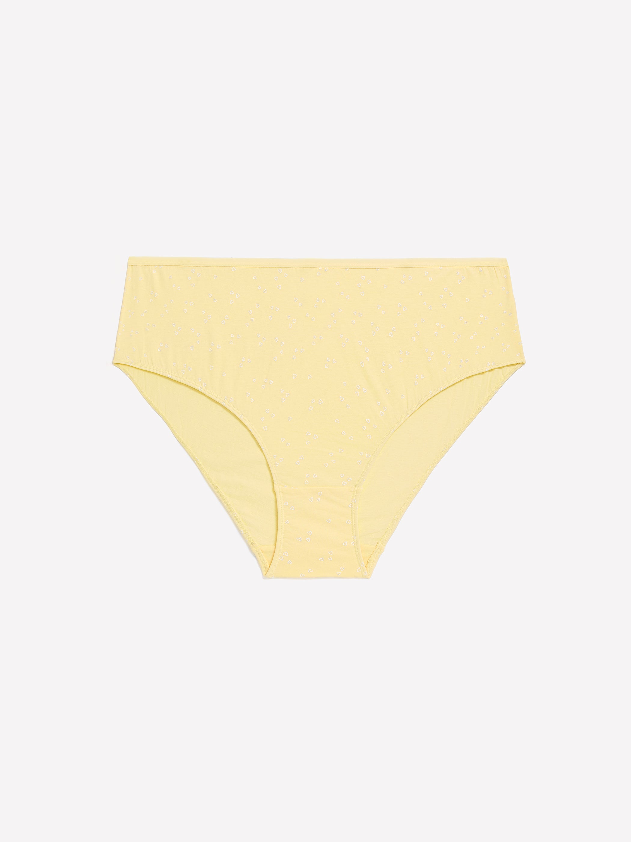 Culotte échancrée en coton, imprimé coeurs - ti Voglio