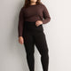 Responsible, Petite, Black Tummy Control Stretch Legging