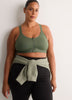 Wireless Medium Support Sports Bra with Front Zip Closure - Active Zone