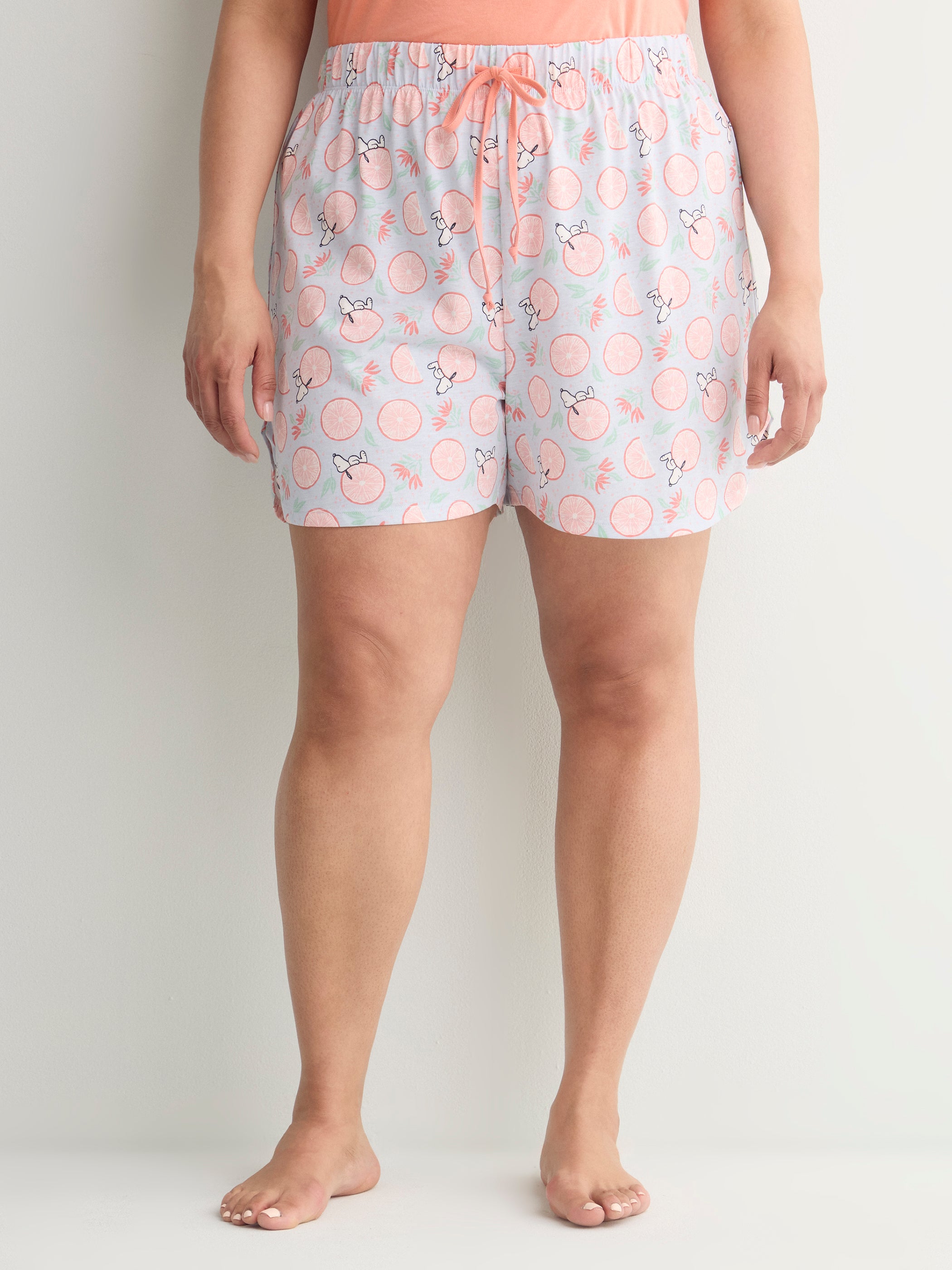 Snoopy Orange-Print Boxer - ti Voglio