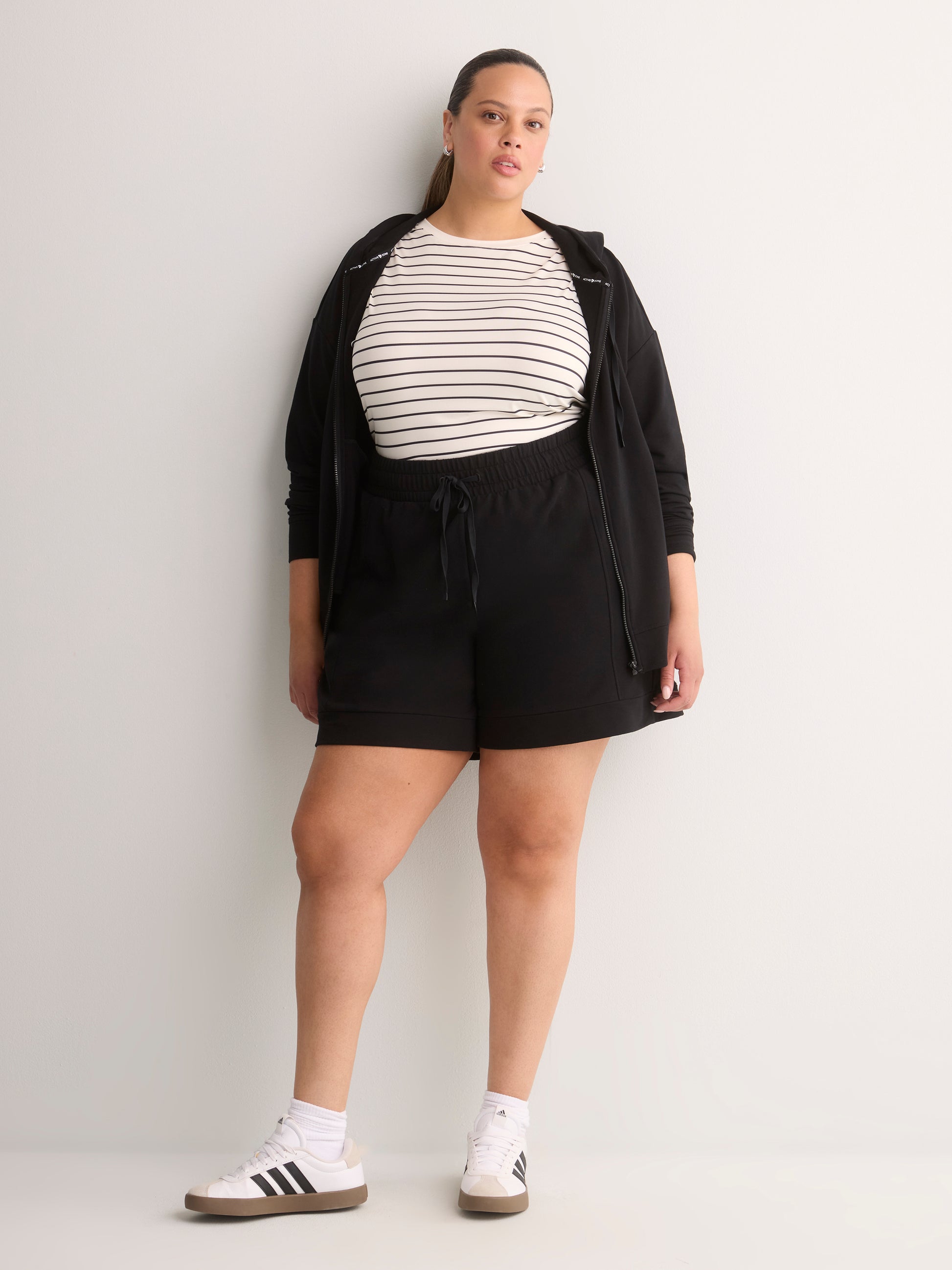 French Terry Pull-On Bermuda Short - Active Zone