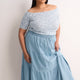 Denim Pull-On Boho Maxi Skirt - d/C JEANS