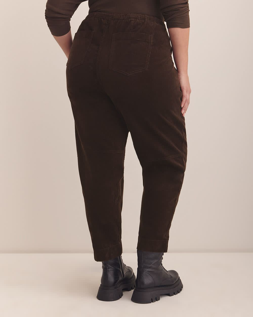 Corduroy Tapered-Leg Jogger Pant