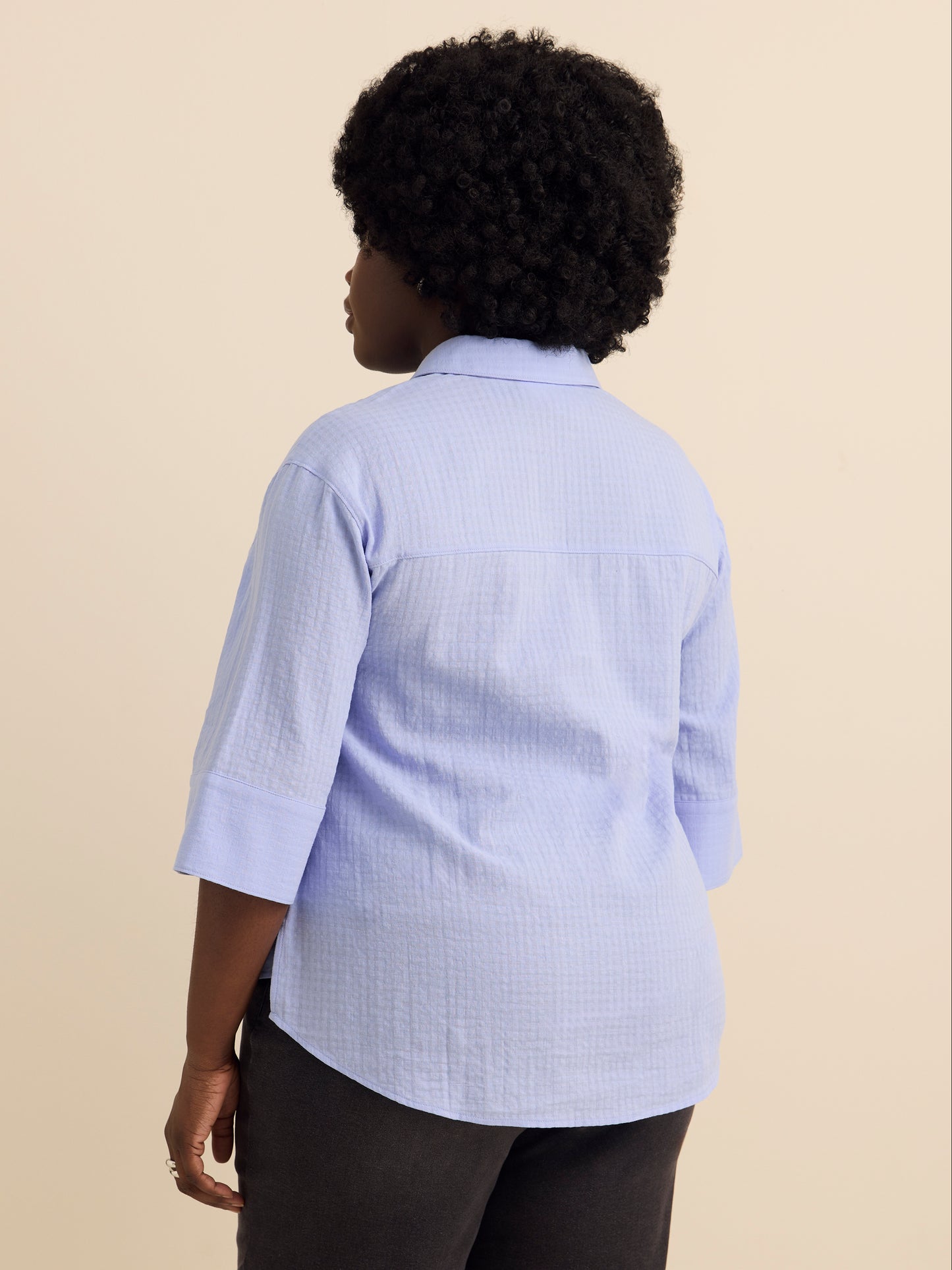 Relaxed Popover Loose Blouse - Addition Elle