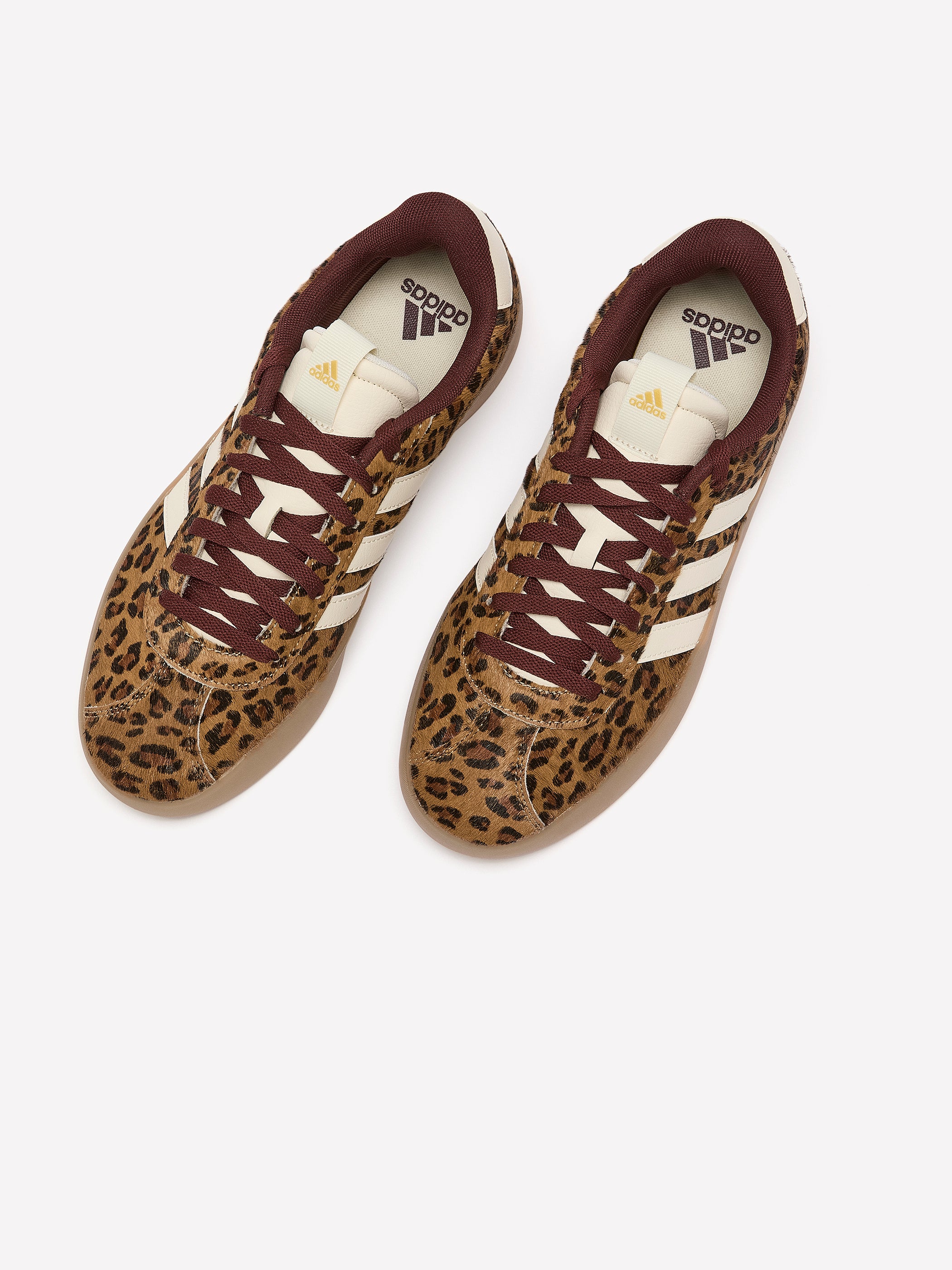 Regular Width, Leopard VL Court 3.0 Sneakers - adidas