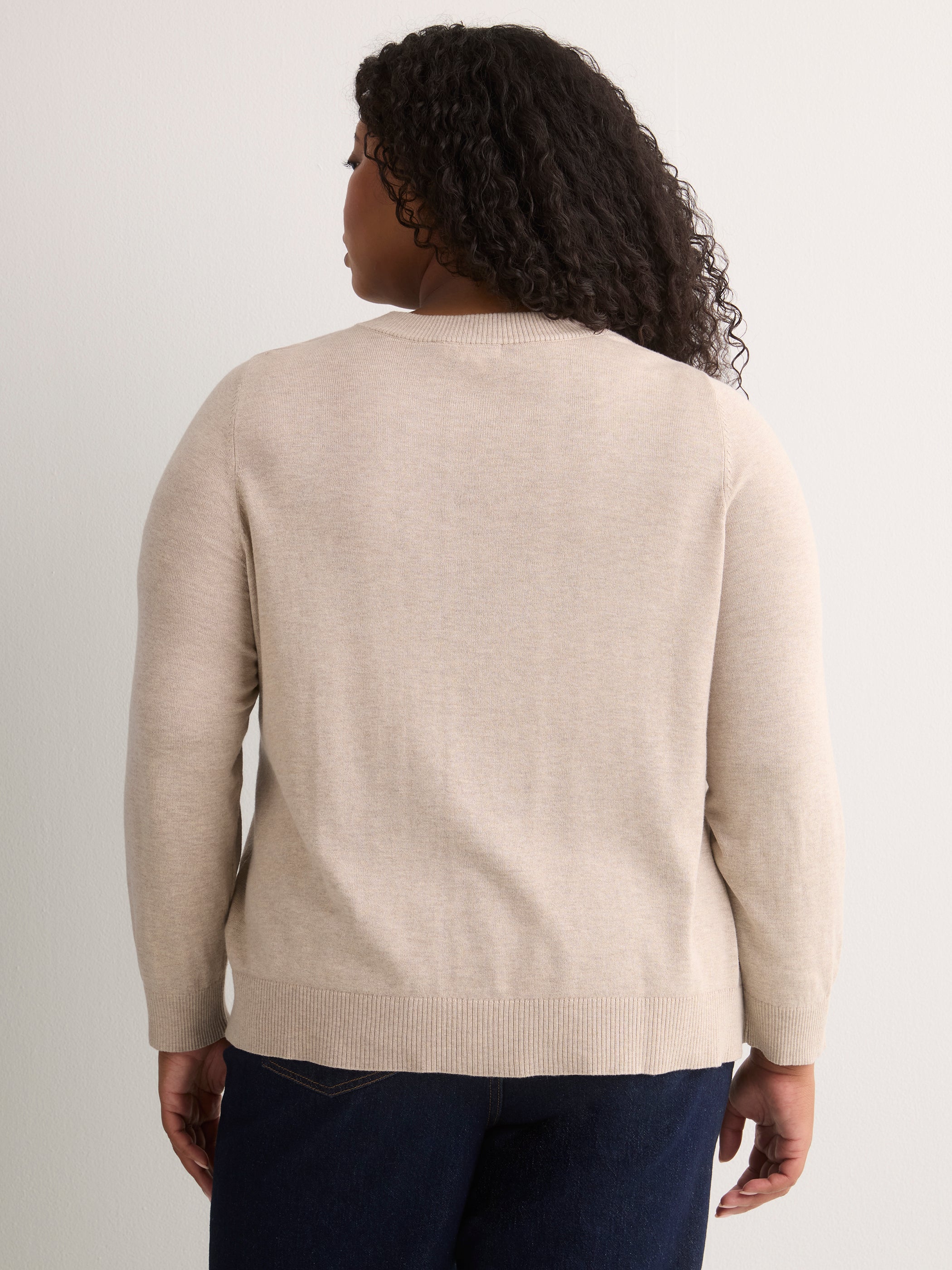 Responsible, Argyle Buttoned-Down Cotton Blend Crew Neck Cardigan