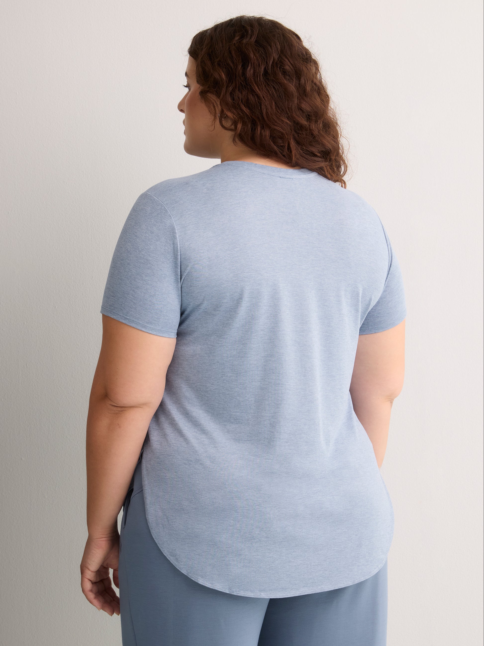 Go Dri Swift Blue Tunic Tee - Skechers