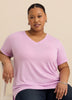 Responsible, Boyfriend-Fit Tee with Slits