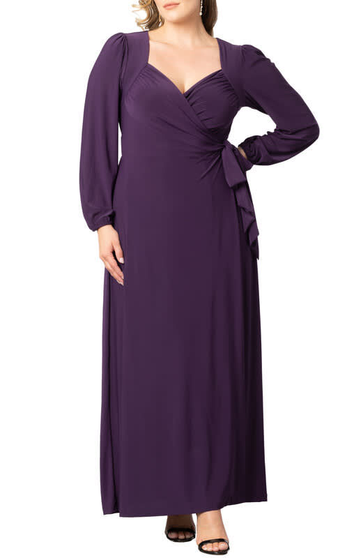 Plus size maxi dresses with sleeves outlet