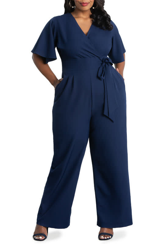 Plus size petite black jumpsuit shop