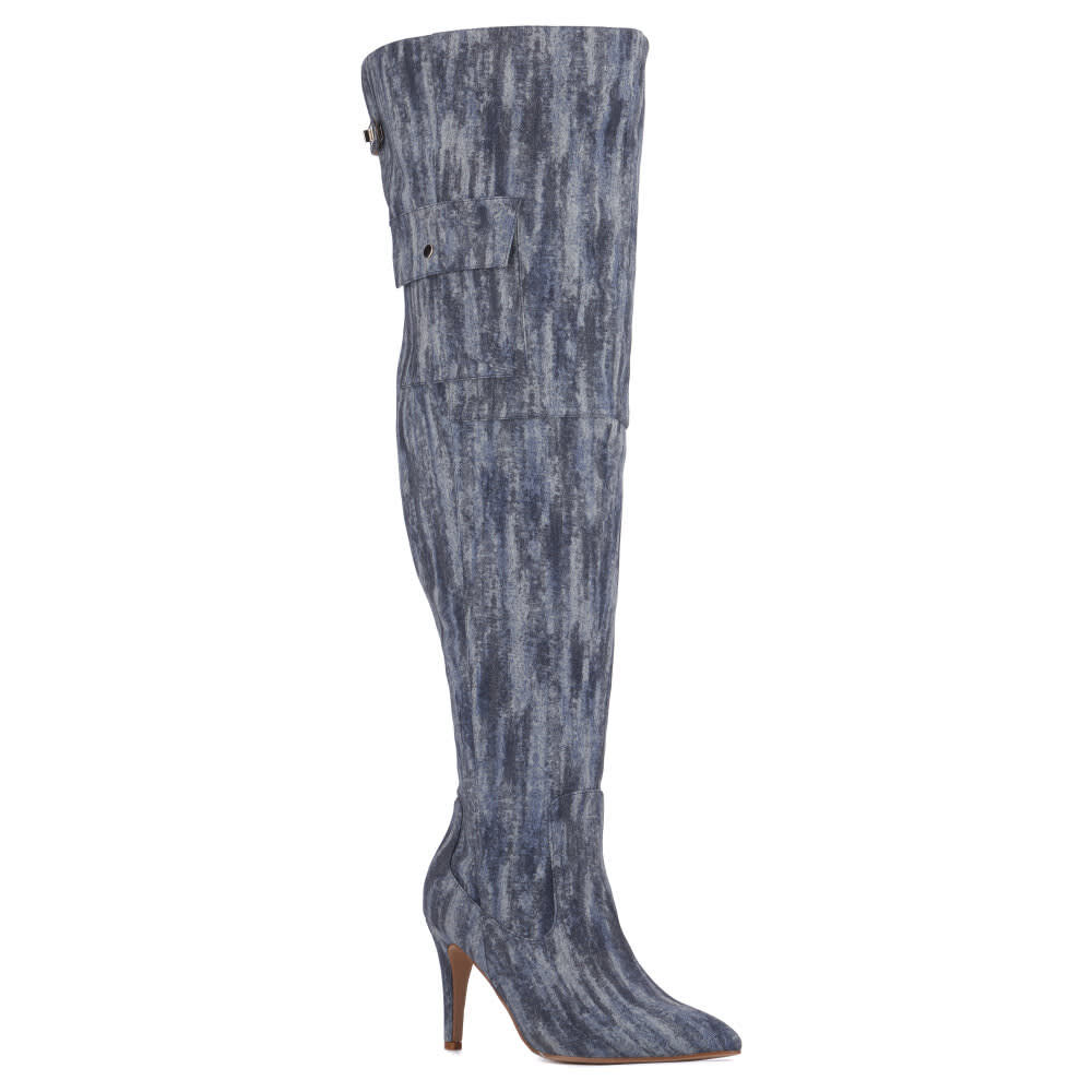 Plus size wide shop width thigh high boots
