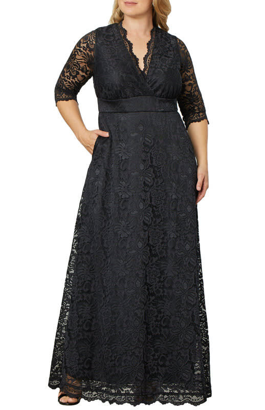 Plus size long dresses top