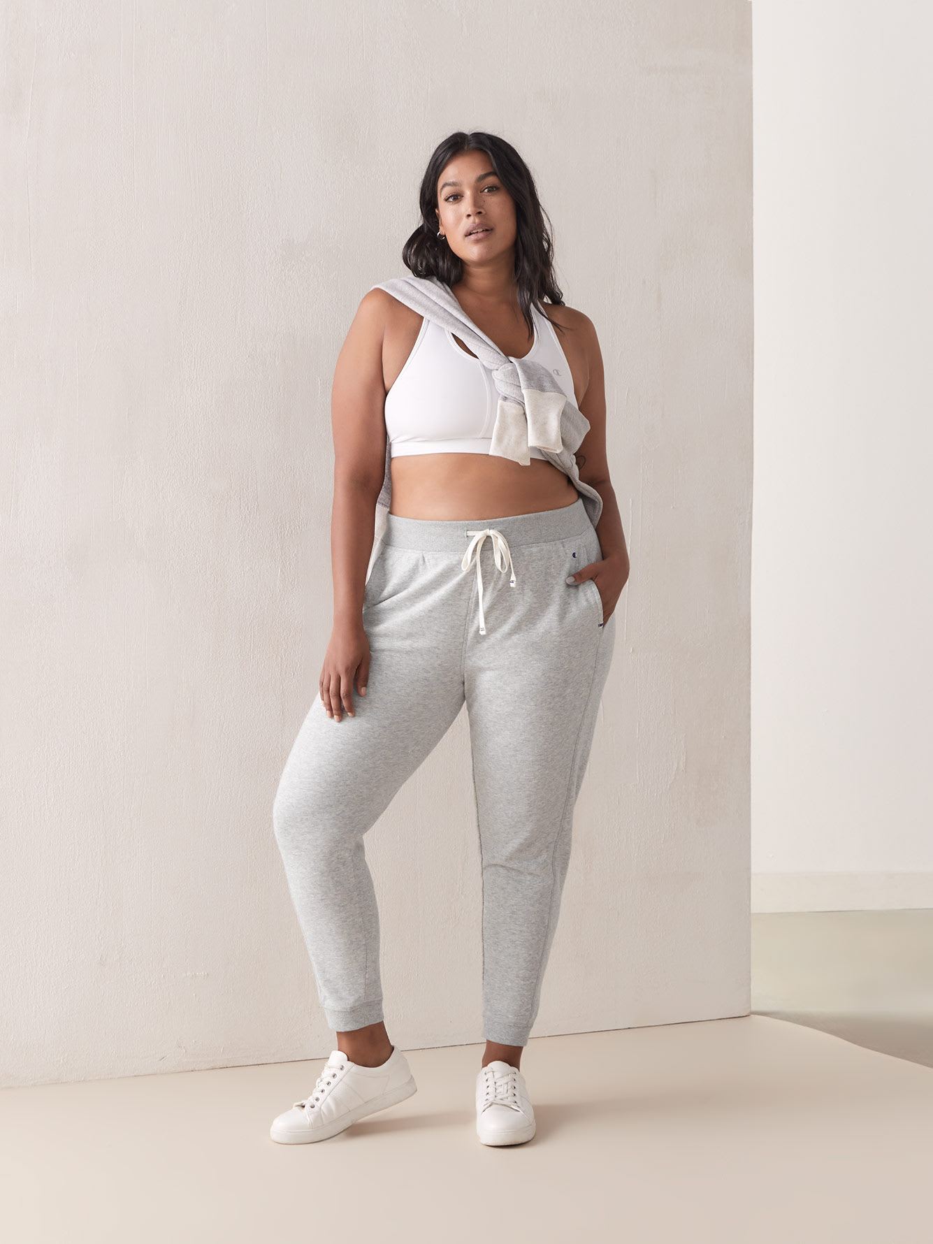 Champion Women's Plus Size Heritage French Terry Jogger