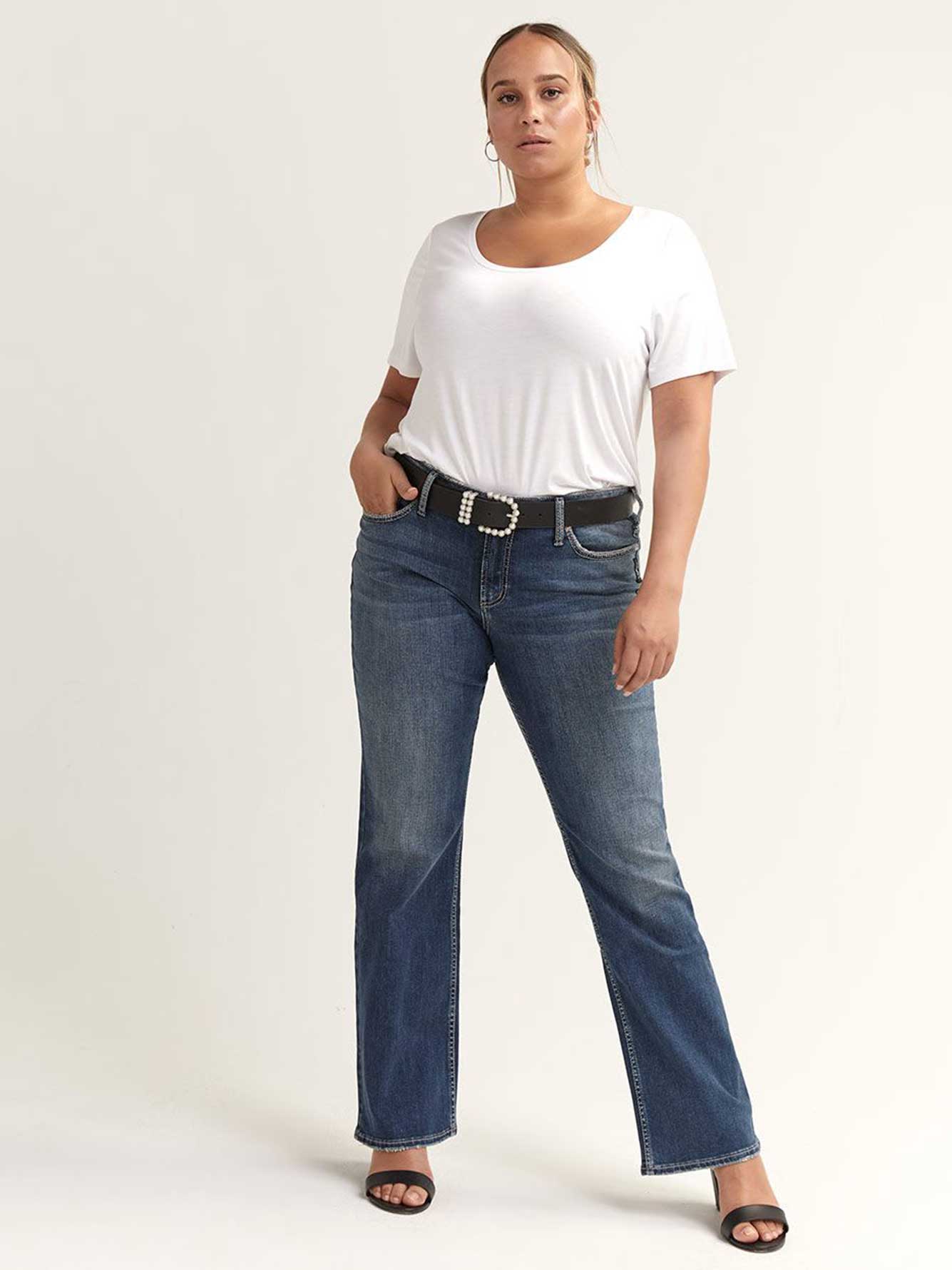 Suki Slim BootCut Jean - Silver Jeans | Penningtons