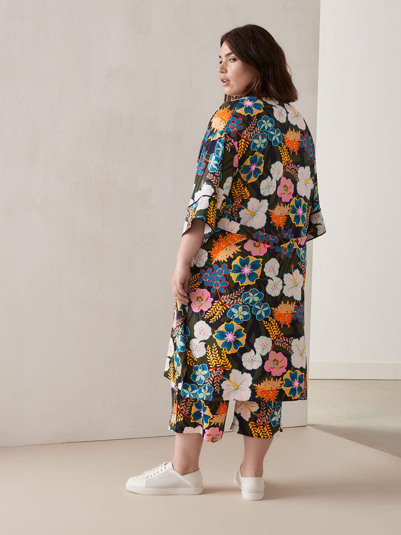RACHEL Rachel Roy Womens Plus Size Modern Kimono 