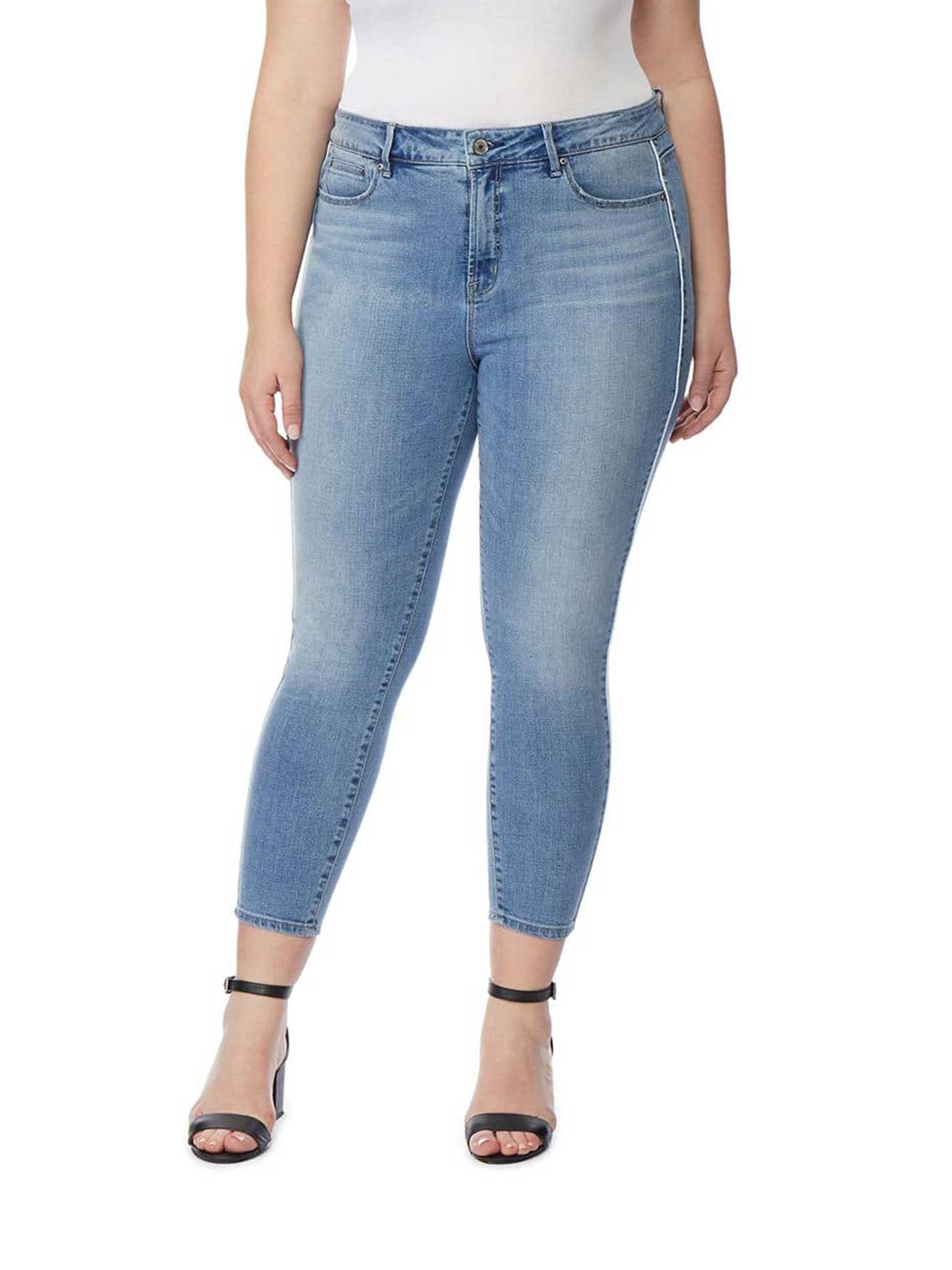 Rebel Wilson Pin-Up Crop Skinny Irvine Jeans | Addition Elle