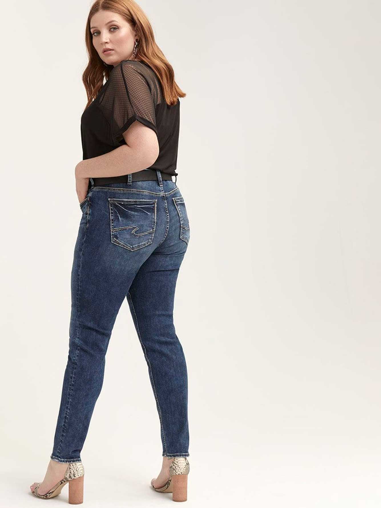 Elyse Skinny Jeans - Silver Jeans | Penningtons