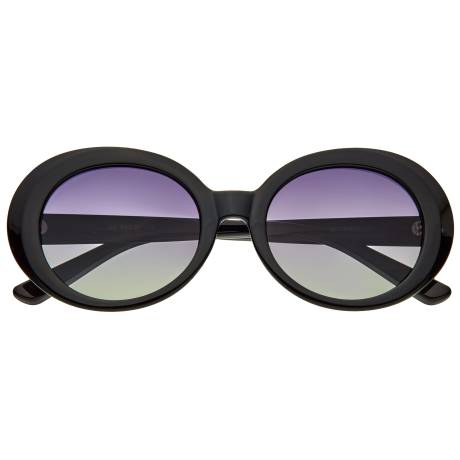 Bertha - Annie Polarized Sunglasses - Black/Black