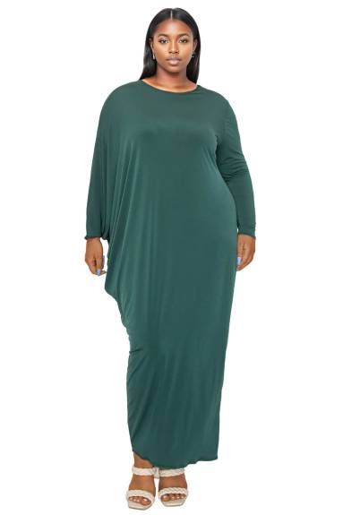 Louella Asymmetrical Maxi Dress - L I V D