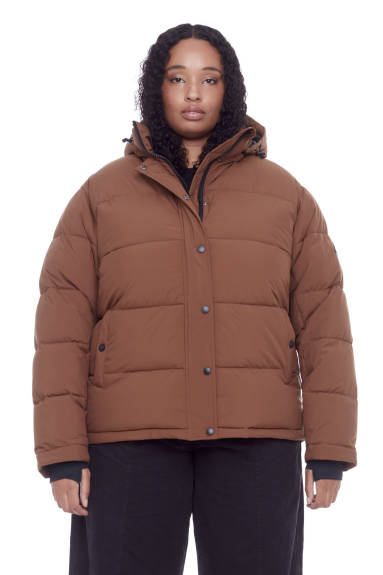 Alpine North Women's Plus Size - FORILLON PLUS | Vegan Down Recycled Short Quilted Puffer Jacket