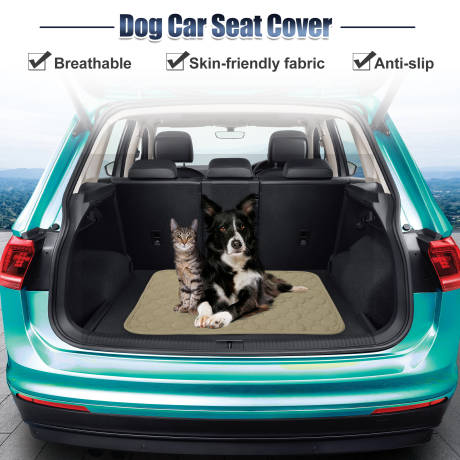 Unique Bargains- 2 Pcs Dog Seat Cover Reuse Car Seat Cover 60x45cm