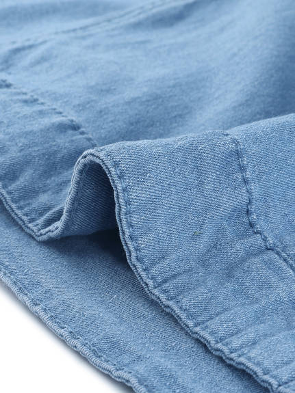 Agnes Orinda - Clssic Button Washed Denim Jackets