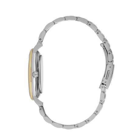 LEE COOPER-Women's Silver 36mm  watch w/White Dial