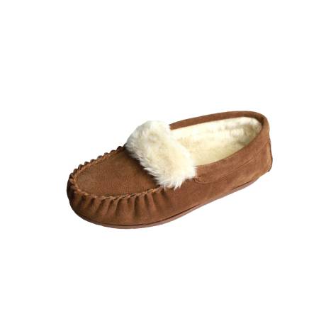 Eastern Counties Leather - Womens/Ladies Zoe Plush Lined Moccasins