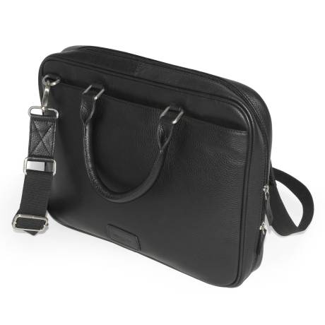 Club Rochelier Slim Open Flap Briefcase with Top Handles